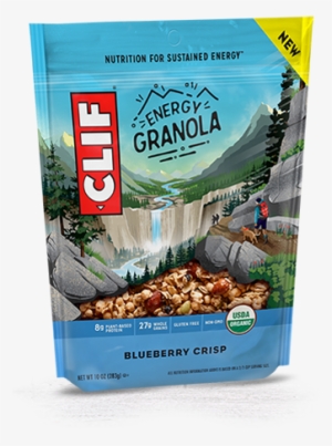 Blueberry Crisp Packaging - Clif Energy Granola