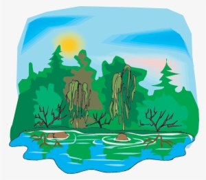 Check Out Between Land & Water - Swamp Clipart Png
