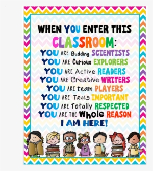 Welcome Back To School - Poster Outside The Classroom