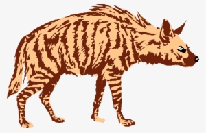Hyena Png - Striped Hyena Transparent Background