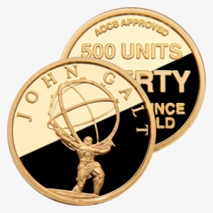 1/10oz "john Galt" - Atlas Shrugged Gold Coin