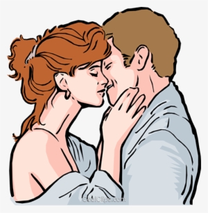 Couple Kissing Royalty Free Vector Clip Art Illustration - Sex Husband Wife Jokes