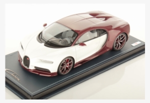 Mr Collection Bugatti Chiron Red Carbon / Glacier - Bugatti
