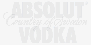 Absolut Vodka Logo White