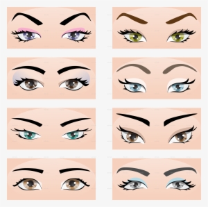 eyes eyes - different eyebrow types