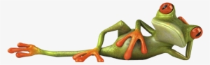 Have You Received A Frog Recently - Frog Lying Down Png