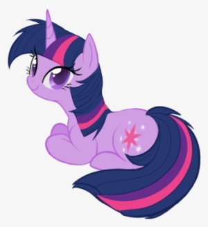 mn27, cute, laying down, looking at you, looking back, - twilight sparkle art lying down