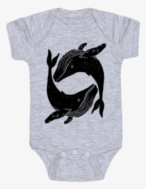 The Circle Of Whales Baby Onesy - Boxing Baby Onesie