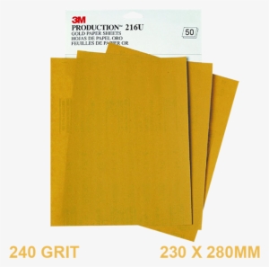 3m 216u Production Paper Sheet 240 Grit 230 X 280 02543 - 3m