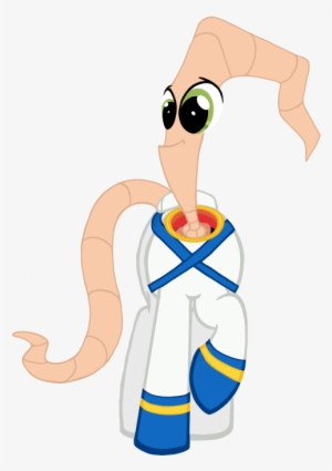 Assiel, Crossover, Earthworm Jim, Ponified, Safe, Solo - Earthworm Jim