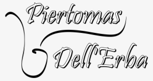 Piertomas Dell'erba Logo Black And White - Piertomas Dell'erba