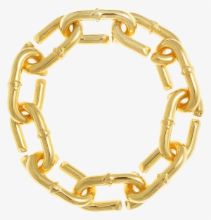 Cast Of Vices - Gold Chain Circle Png