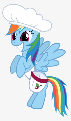 Happy Rainbow Dash In Chef S Hat By Crusierpl-d4ncoz0 - My Little Pony Chef