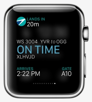 Westjet Apple Watch - Digital Stopwatch Animated Gif