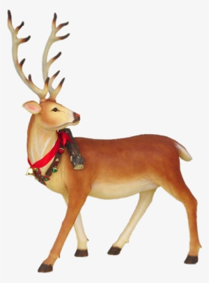 Report Abuse - Reindeer Long Horn Life Size Statue Christmas Decor