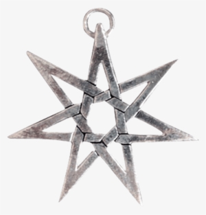 Wiccan Heptagram Pendant - 7 Pointed Star
