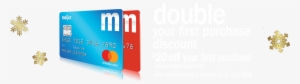 Double Your First-purchase Discount - Credit Card