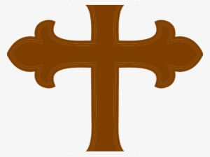 Cross Cliparts Brown - Cross First Communion Png