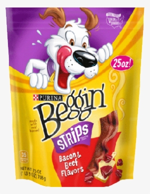 purina beggin strips - purina beggin' thick cut hickory smoked flavor adult