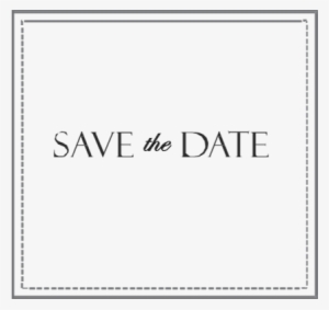 Save The Date Stamp - Save The Date
