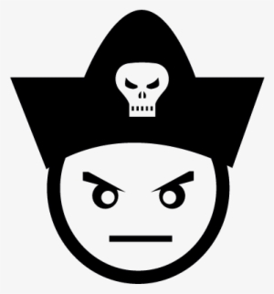 Bad Pirate Face Vector - Pirata Icono