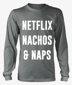 'neflix, Nachos, And Naps' Long Sleeve Tee - Love Being African, Gambia