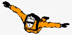 skydiver simple highball blog - skydiving drawing