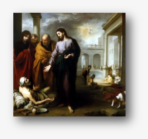 At One Time, The Sacrament Of The Anointing Of The - Bartolomé Esteban Murillo Christ Healing The Paralytic