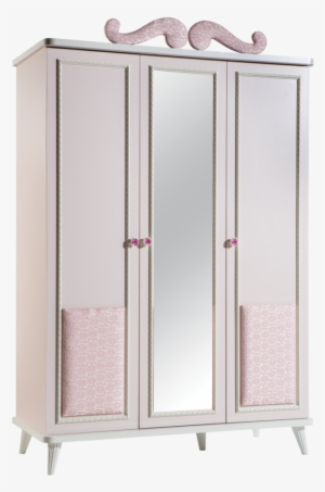 Wardrobe Png Picture - Rosa 3-deurs Kast