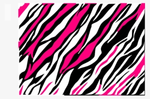 Zebra Print Clip Art At Clkercom Vector Online Royalty - Pink Zebra Print Background