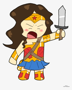Chibi Wonder Woman Gal Gadot - Wonder Woman Chibi Gal Gadot