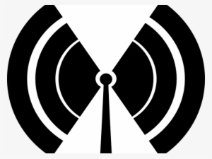 Sound Wave Clipart Black And White - Radio Wave