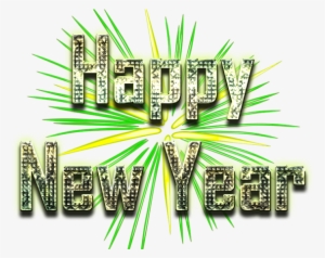 Happy New Year Word Png Free Download - Graphic Design