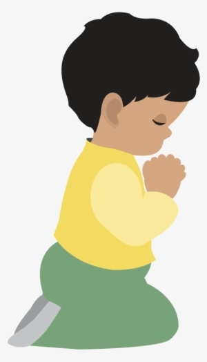 Little Boy's Prayer - Boy Praying Clipart