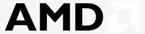 Amd Logo Black And White - Amd Logo Png