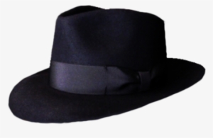 Fedora Hat - Black Wool Fedora Hats