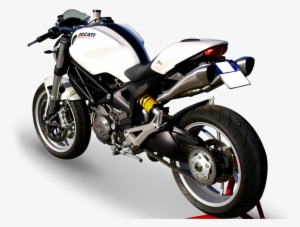Picture Of Dual Silencer Hydroform A304 Satin Ducati - Monster 696 Hp Corse