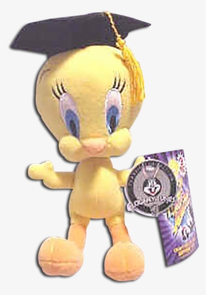 Looney Tunes 2001 Graduation Tweety Plush - Stuffed Toy