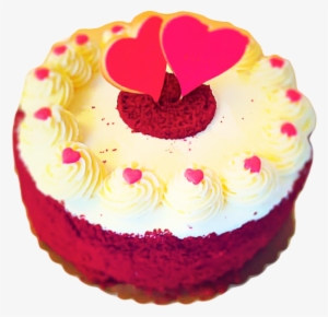 Special Red Velvet Cake - Happy Birthday With Love Cake
