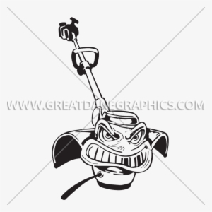 Lawn Mower Clipart Sketch - Weed Eater Clip Art