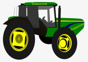 Green Tractor Tomorrow Clip Art - John Deere Logo Hd