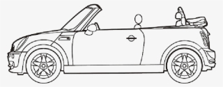 Black - Convertible Car Coloring Pages