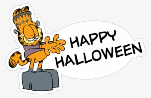 Happy Halloween Sticker - Garfield