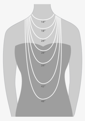 Printable Necklace Length Chart From Hauteheadquarters