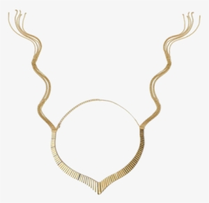 Golden Whip Necklace - Jewellery