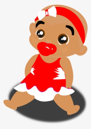 Red Baby Clip Art - Baby Clipart Red