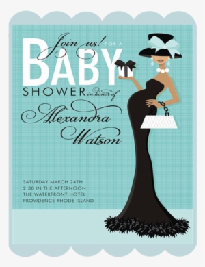 Blue Formal African American Keepsake Baby Shower Bottles - African American Beautiful In Blue Baby Shower Invitations