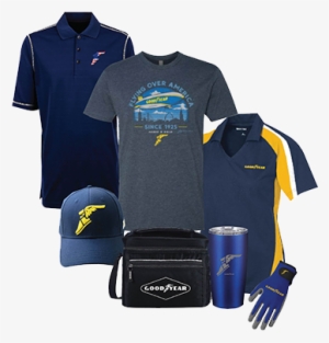 goodyear wingfoot merchandise - polo shirt