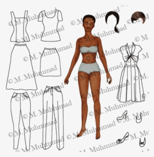 Paper Dolls - African American Paper Doll