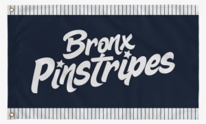 Bronx Pinstripes Flag - New York Yankees